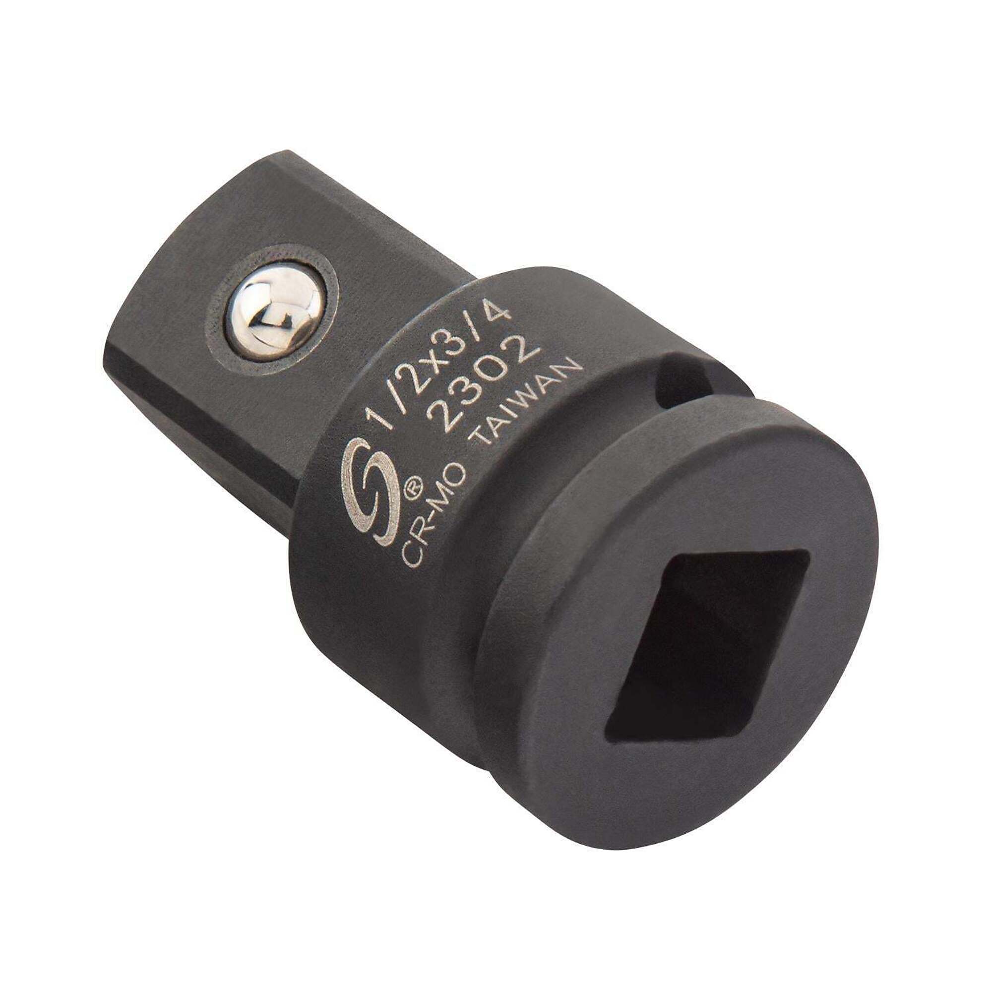 Sunex Tools Impact Adapter — 1/2in. Drive, 1/2in. Female x 3/4in. Male, Model# 2302